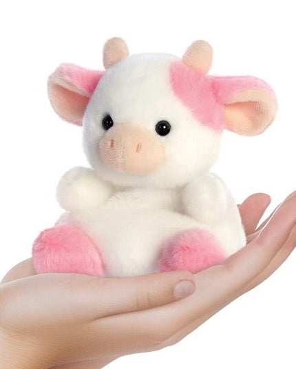 Aardbei Koe knuffeltje 13 cm - Palm Pals - CuteStuff.nl