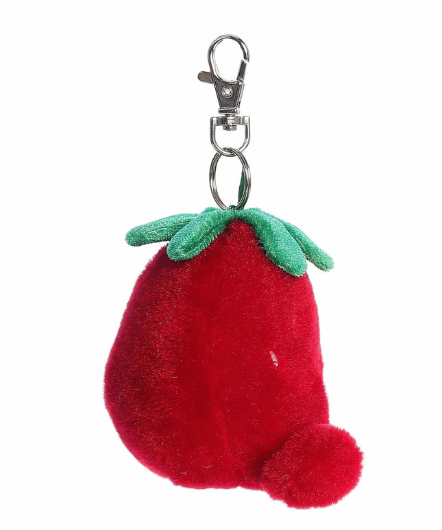 Aardbei sleutelhanger knuffeltje 10 cm - Palm Pals - CuteStuff.nl