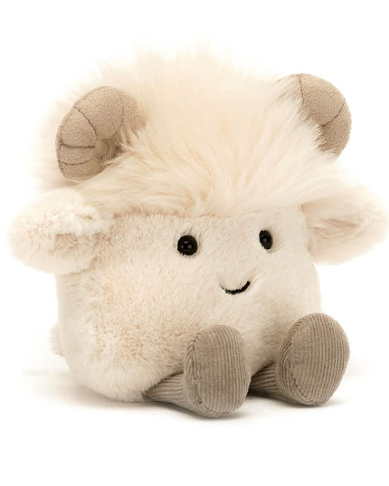 Amuseabean Ram 10 cm - Jellycat - CuteStuff.nl