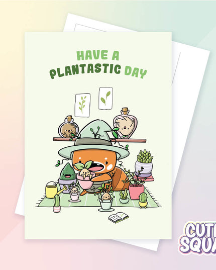 Ansichtkaart Have a plantastic day - CutieSquad - CuteStuff.nl