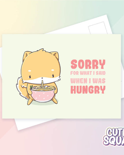Ansichtkaart Sorry for what I said - CutieSquad - CuteStuff.nl