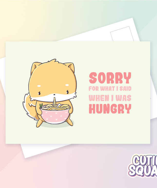 Ansichtkaart Sorry for what I said - CutieSquad - CuteStuff.nl