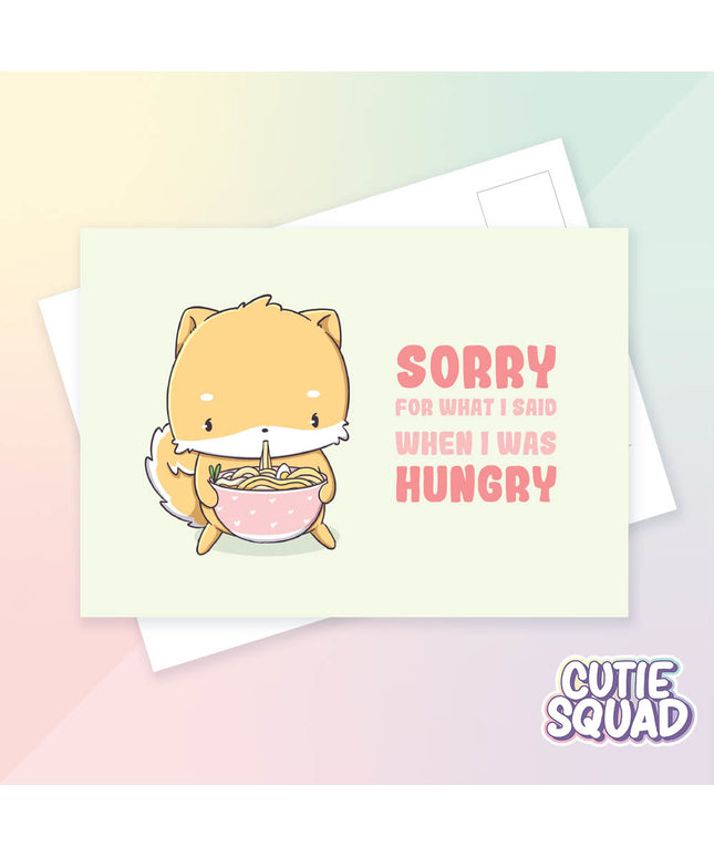 Ansichtkaart Sorry for what I said - CutieSquad - CuteStuff.nl