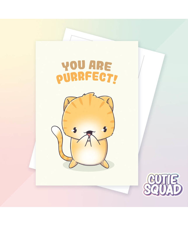 Ansichtkaart You are purrfect - CutieSquad - CuteStuff.nl