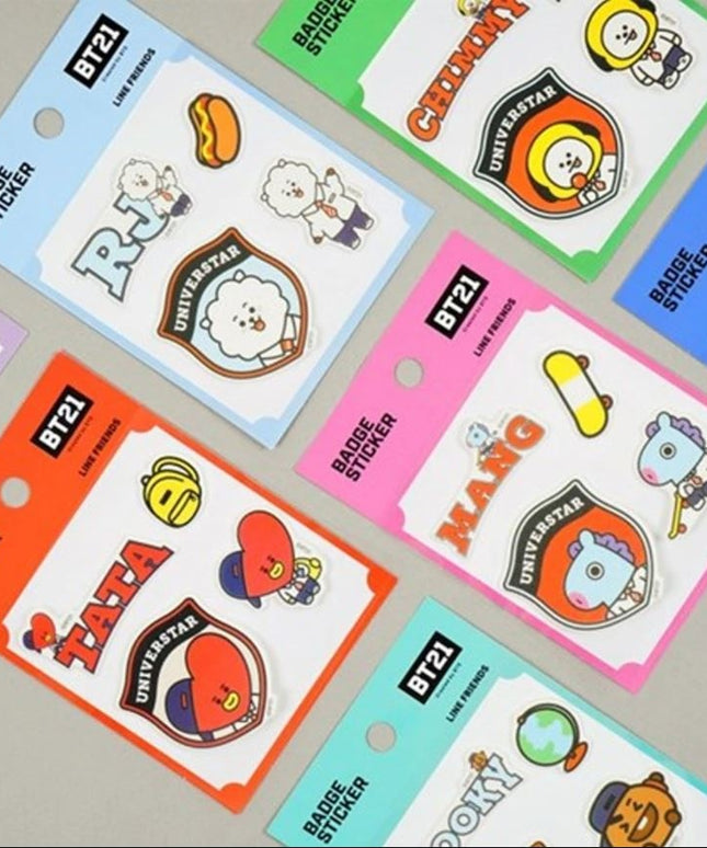 BT21 - Badge Sticker SHOOKY - BTS - CuteStuff.nl