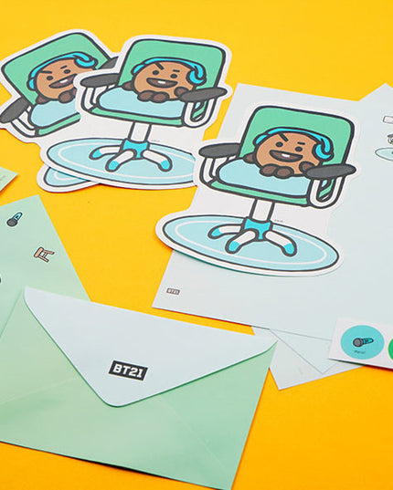 BT21 Briefpapier set A MANG - BTS - CuteStuff.nl