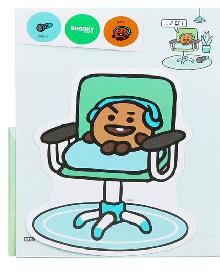BT21 Briefpapier set A SHOOKY - BTS - CuteStuff.nl