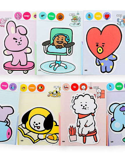 BT21 Briefpapier set A SHOOKY - BTS - CuteStuff.nl
