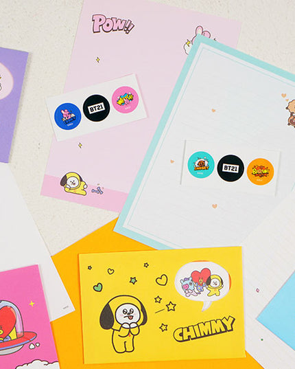 BT21 Briefpapier set B RJ - BTS - CuteStuff.nl