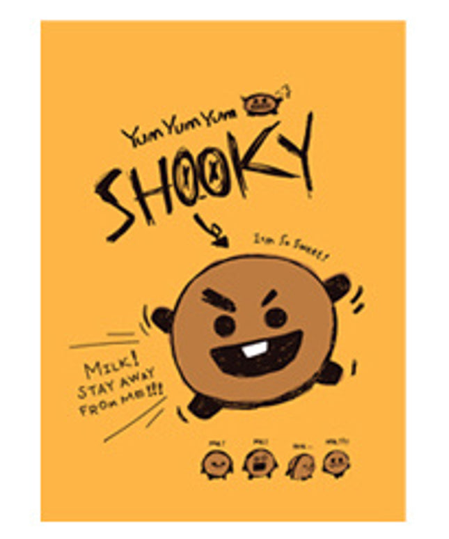 BT21 Schrift Oranje SHOOKY - BTS - CuteStuff.nl