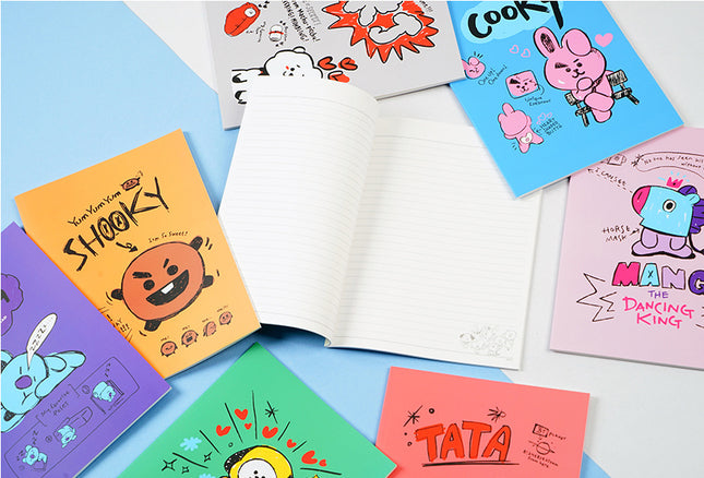 BT21 Schrift Oranje SHOOKY - BTS - CuteStuff.nl