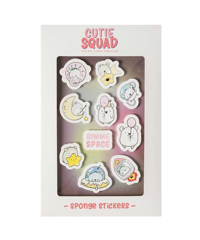 Big foam stickers Space Hamsters - CutieSquad - CuteStuff.nl