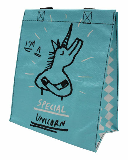 Blauwe eenhoorn totebag - CuteStuff.nl