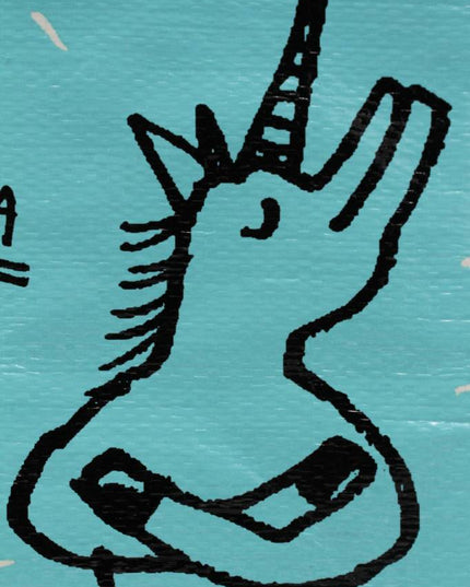 Blauwe eenhoorn totebag - CuteStuff.nl