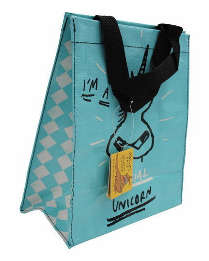 Blauwe eenhoorn totebag - CuteStuff.nl