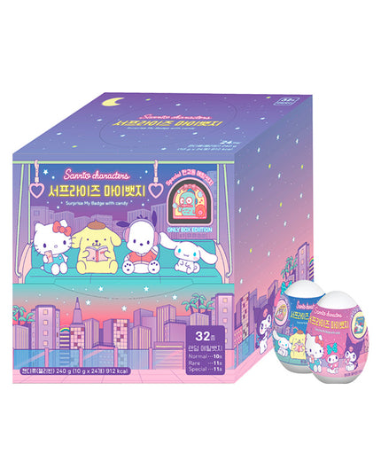 Blind box enamel pin - Surprise My Badge with Candy - Sanrio - CuteStuff.nl