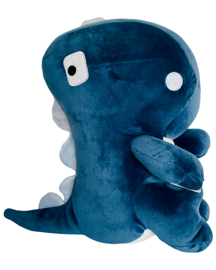 Blocky dino knuffel 35 cm - blauw - Kenji - CuteStuff.nl