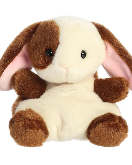 Bruin-wit konijn knuffeltje 13 cm - Palm Pals - CuteStuff.nl