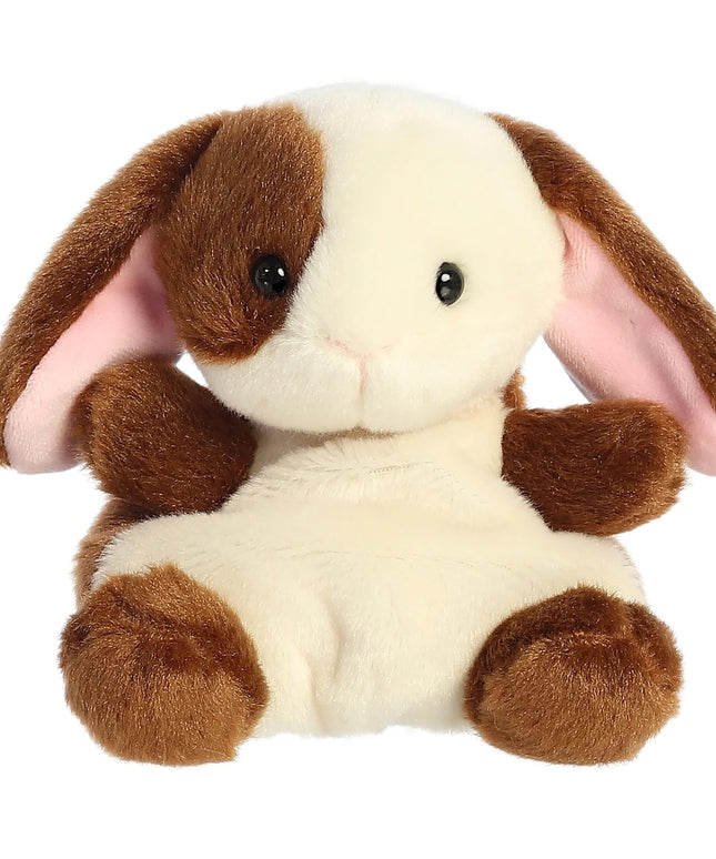 Bruin-wit konijn knuffeltje 13 cm - Palm Pals - CuteStuff.nl