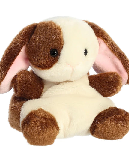 Bruin-wit konijn knuffeltje 13 cm - Palm Pals - CuteStuff.nl