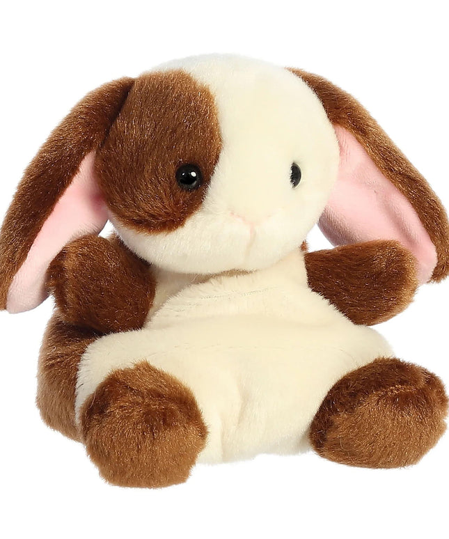 Bruin-wit konijn knuffeltje 13 cm - Palm Pals - CuteStuff.nl