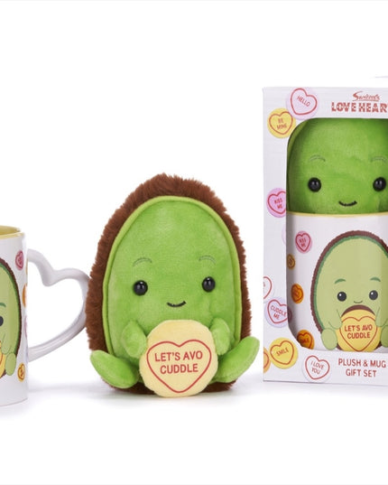 Cadeauset avocado - Let's avo cuddle - mok en knuffel - CuteStuff.nl