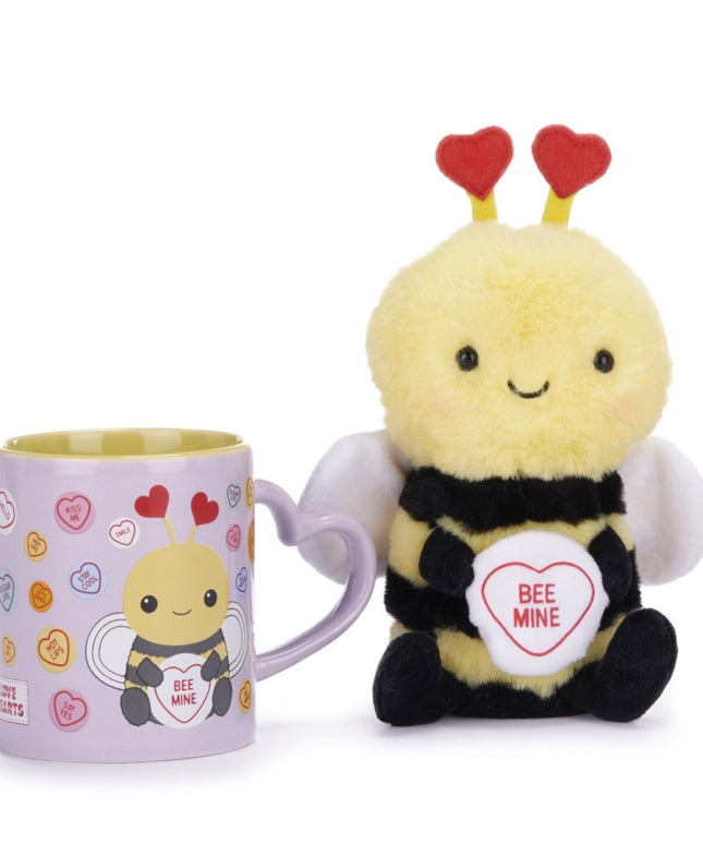 Cadeauset bij - Bee mine - mok en knuffel - CuteStuff.nl