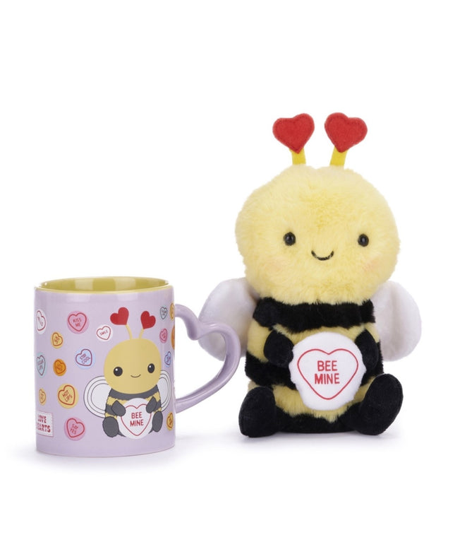 Cadeauset bij - Bee mine - mok en knuffel - CuteStuff.nl