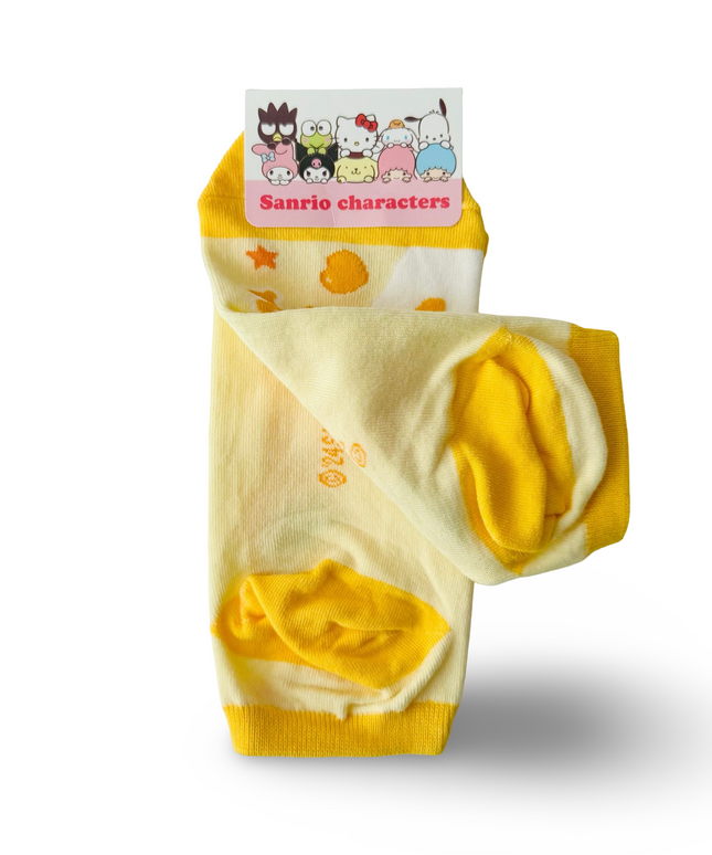 Chubby Gudetama sokken - one size - Sanrio - CuteStuff.nl