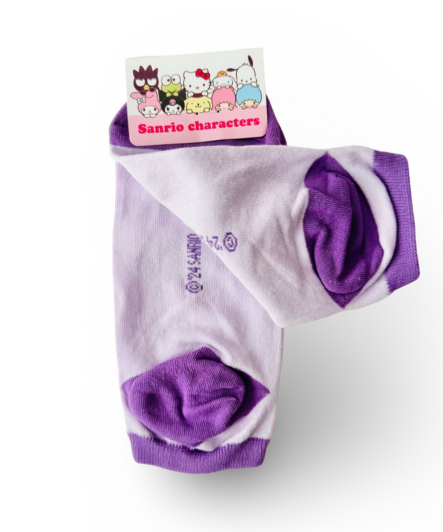 Chubby Kuromi sokken - one size - Sanrio - CuteStuff.nl