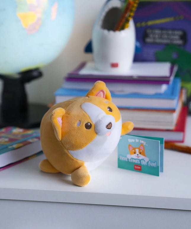 Corgi knuffeltje supersoft - 15 cm - Legami - CuteStuff.nl