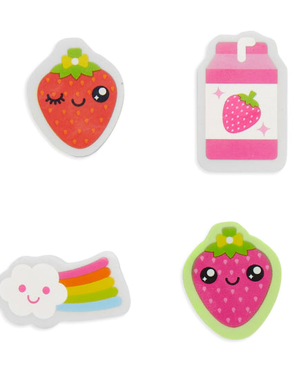 Ooly – Lil Juicy Scented Pencil Topper Erasers – Strawberry