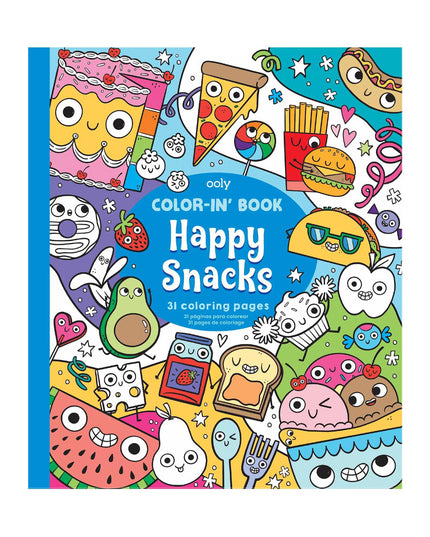 Ooly – Color-in Book Happy Snacks