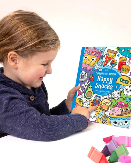 Ooly – Color-in Book Happy Snacks