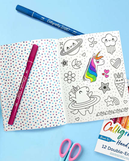 Ooly – Color-in’ Sticker Book Cute-A-Licious Doodles