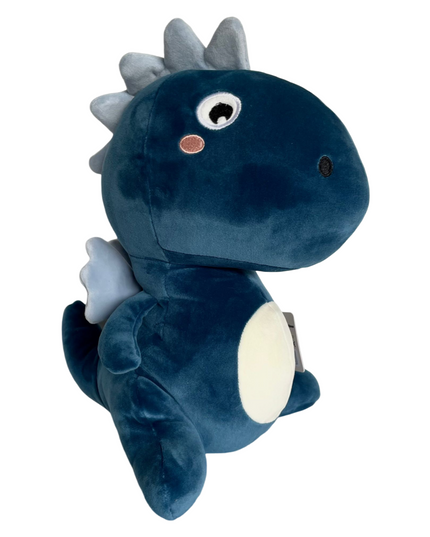 Draak dino knuffel 35 cm - blauw - Kenji - CuteStuff.nl