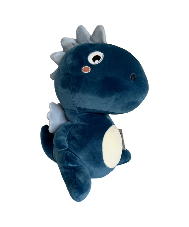 Draak dino knuffel 35 cm - blauw - Kenji - CuteStuff.nl