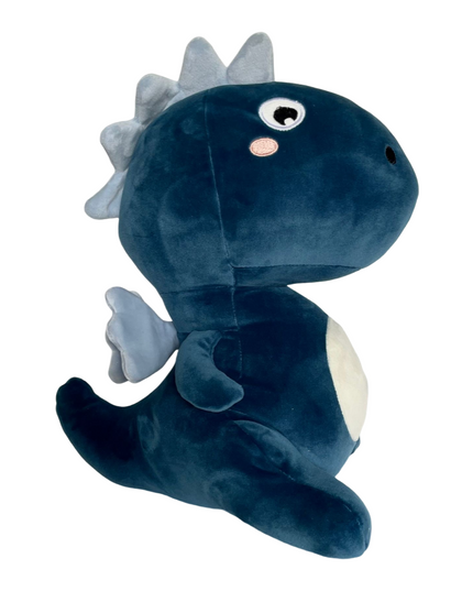 Draak dino knuffel 35 cm - blauw - Kenji - CuteStuff.nl