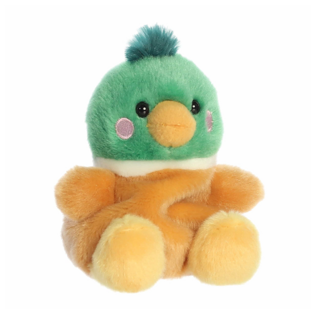 Eend knuffeltje 13 cm - Palm Pals - CuteStuff.nl