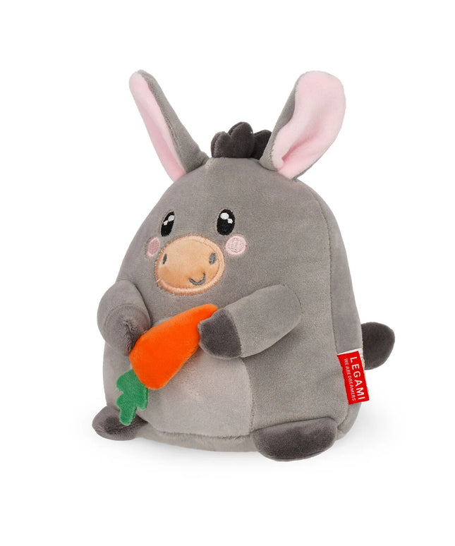 Ezel knuffeltje supersoft - 15 cm - Legami - CuteStuff.nl