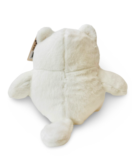 Fluffy Mini White Kitty plushie 22 cm - Kenji - CuteStuff.nl
