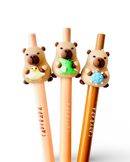 Gelpen Capybara diverse - Kenji - CuteStuff.nl