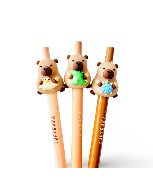 Gelpen Capybara diverse - Kenji - CuteStuff.nl