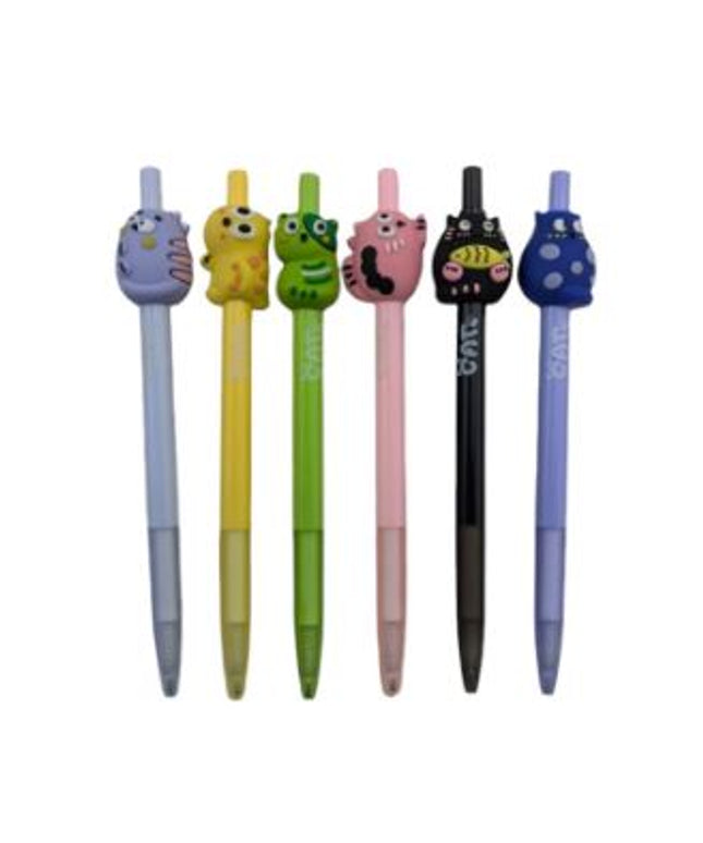 Gelpen Spotty Cat diverse - Kenji - CuteStuff.nl