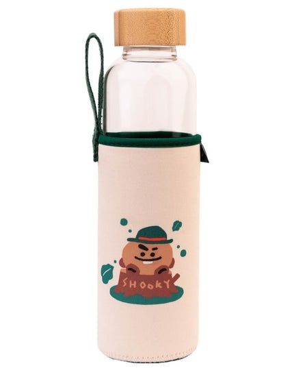 Glazen drinkfles - SHOOKY - BTS - CuteStuff.nl