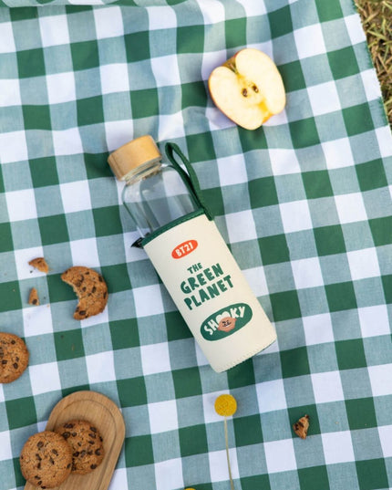 Glazen drinkfles - SHOOKY - BTS - CuteStuff.nl