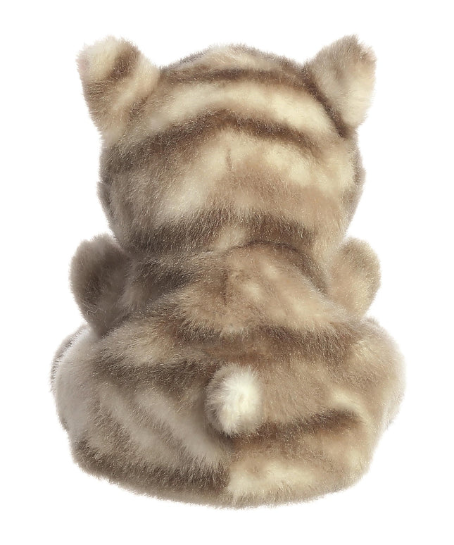 Grijze kat knuffeltje 13 cm - Palm Pals - CuteStuff.nl