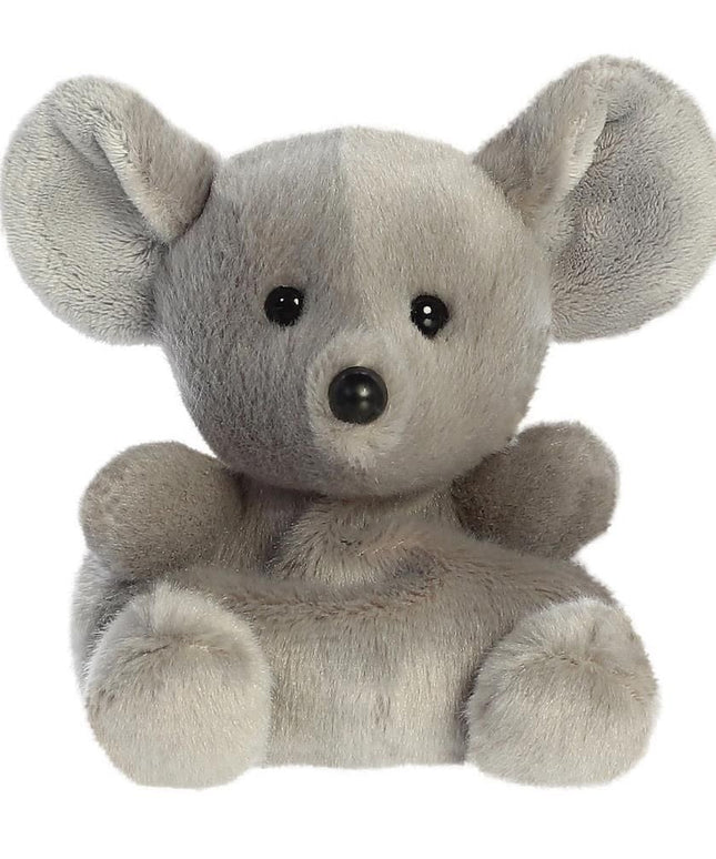 Grijze muis knuffeltje 13 cm - Palm Pals - CuteStuff.nl