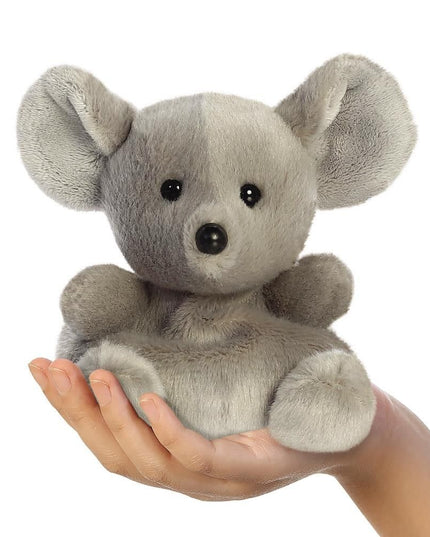 Grijze muis knuffeltje 13 cm - Palm Pals - CuteStuff.nl