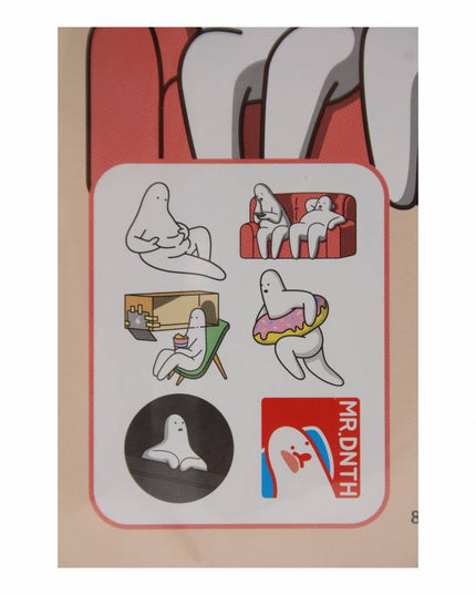 Grote stickers Mr.Donothing - diverse - CuteStuff.nl